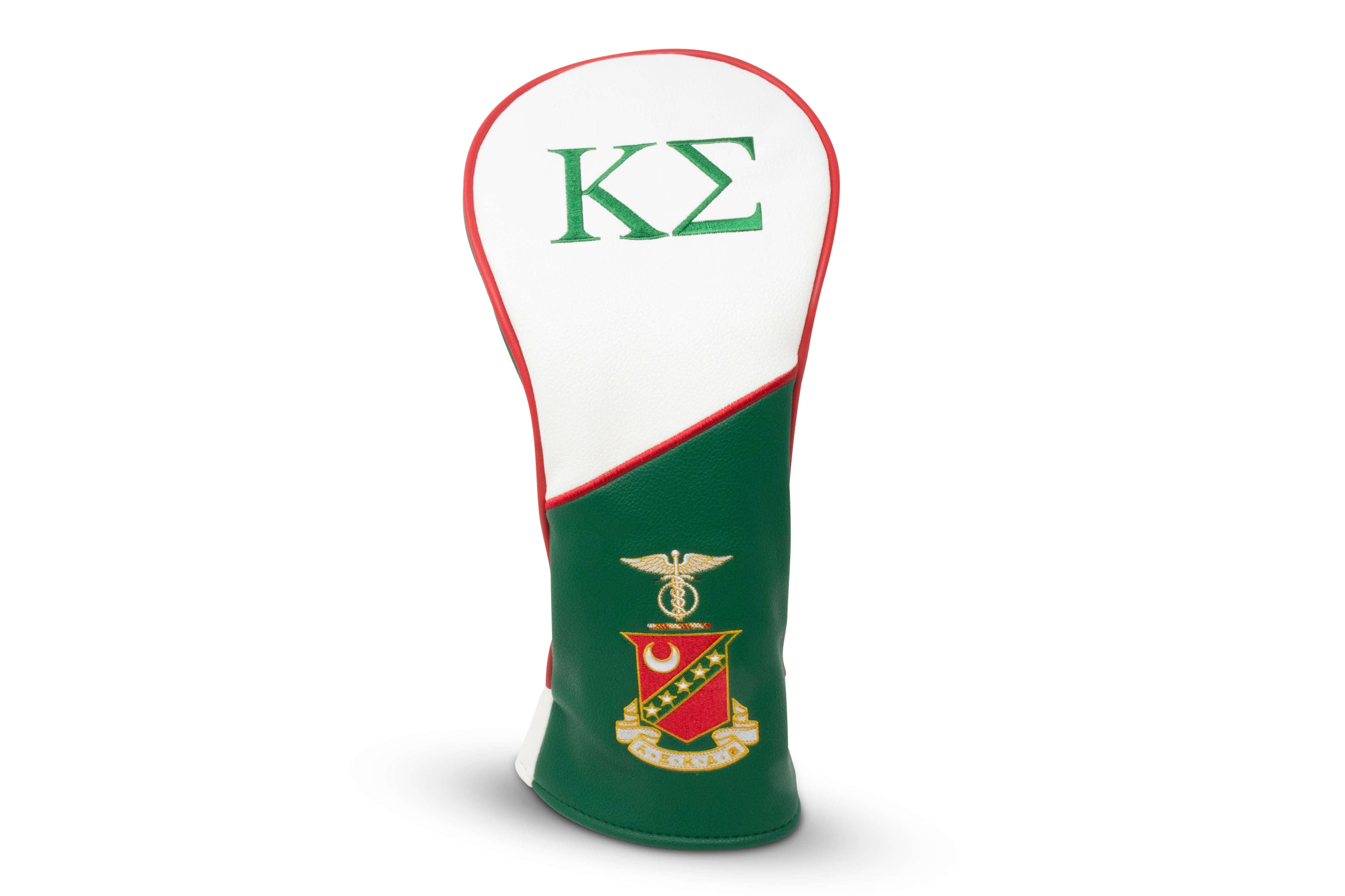 White and Green Kappa Sigma Golf Driver Headcover Fraternity